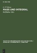 Maß und Integral