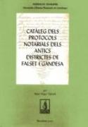 Catàlec dels protocols notarials dels antics districtes de Falset i Gandesa