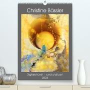Digitale Kunst - rund und bunt (Premium, hochwertiger DIN A2 Wandkalender 2023, Kunstdruck in Hochglanz)