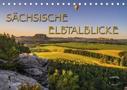 Sächsische Elbtalblicke (Tischkalender 2023 DIN A5 quer)