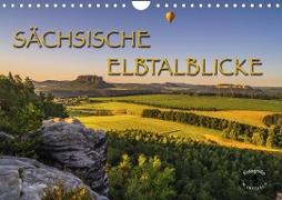 Sächsische Elbtalblicke (Wandkalender 2023 DIN A4 quer)
