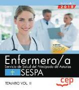 Enfermero-a : Servicio de Salud del Principado de Asturias, SESPA. Temario