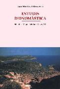 Estudis d'onomastica