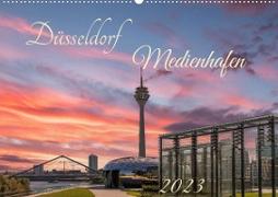 Düsseldorf Medienhafen (Wandkalender 2023 DIN A2 quer)
