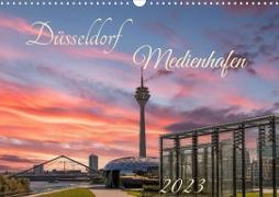 Düsseldorf Medienhafen (Wandkalender 2023 DIN A3 quer)
