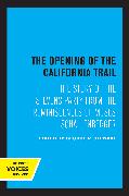 The Opening of the California Trail