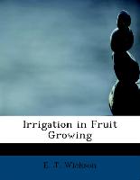 Irrigation in Fruit Growing