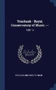 Yearbook - Royal Conservatory of Music. --: 1918-19