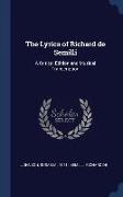The Lyrics of Richard de Semilli: A Critical Edition and Musical Transcription