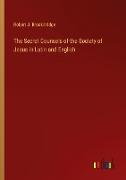 The Secret Counsels of the Society of Jesus in Latin and English