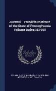 Journal - Franklin Institute of the State of Pennsylvania Volume Index 141-160