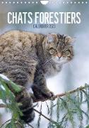 Chats forestiers (Calendrier mural 2023 DIN A4 vertical)