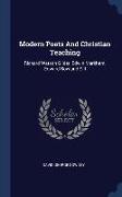 Modern Poets And Christian Teaching: Richard Watson Gilder, Edwin Markham, Edward Rowland Sill