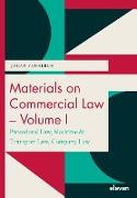 Materials on Commercial Law - Volume I