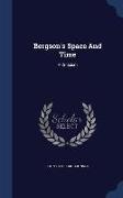 Bergson's Space and Time: A Criticism