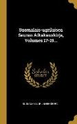Suomalais-ugrilaisen Seuran Aikakauskirja, Volumes 17-19