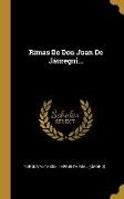 Rimas De Don Juan De Jáuregui