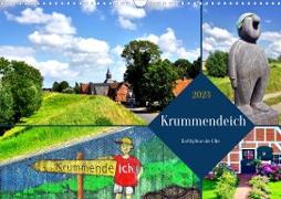 Krummendeich - Dorfidylle an der Elbe (Wandkalender 2023 DIN A3 quer)