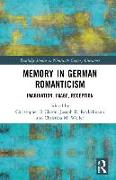 Memory in German Romanticism