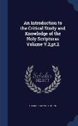 An Introduction to the Critical Study and Knowledge of the Holy Scriptures Volume V.2, pt.2