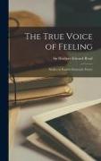 The True Voice of Feeling, Studies in English Romantic Poetry