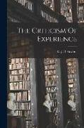 The Criticism Of Experience