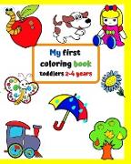 My first coloring book toddlers 2-4 years