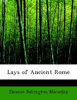 Lays of Ancient Rome