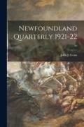 Newfoundland Quarterly 1921-22, 21