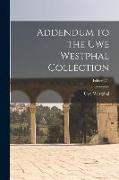 Addendum to the Uwe Westphal Collection, Folder 1/1