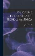 List of the Lepidoptera of Boreal America [microform]