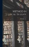 Method in Ethical Theory