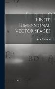 Finite Dimensional Vector Spaces