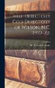 Hill Directory Co.'s Directory of Wilson, N.C. [1922-23], 5