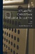 Atlantic Christian College Bulletin, 1933