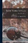 New York Styles: Fall and Winter 1919-1920