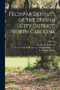 Feldspar Deposits of the Bryson City District, North Carolina, 1951