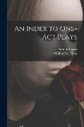 An Index to One-act Plays