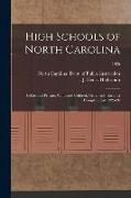 High Schools of North Carolina: Public and Private, White and Colored, Urban and Rural: a Complete List, 1925-26, 1925