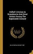 Ballad Criticism In Scandinavia And Great Britain During The Eighteenth Century