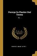 Parerga Zu Plautus Und Terenz: 1. Bd
