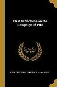 First Reflections on the Campaign of 1918