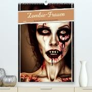 Zombie-Frauen - Blutige und faulende Horrorschönheiten (Premium, hochwertiger DIN A2 Wandkalender 2023, Kunstdruck in Hochglanz)