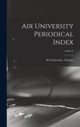 Air University Periodical Index, 1949-52