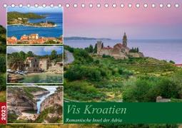 Vis Kroatien - Romantische Insel der Adria (Tischkalender 2023 DIN A5 quer)