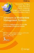 Advances in Production Management Systems. Artificial Intelligence for Sustainable and Resilient Production Systems