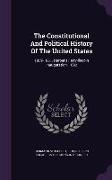 The Constitutional and Political History of the United States: 1859-1861. Harper's Ferry-Lincoln Inauguration. 1892