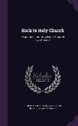 Back to Holy Church: Experiences and Knowledge Acquired by a Convert