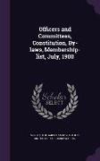 Officers and Committees, Constitution, By-Laws, Membership-List, July, 1900