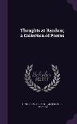 Thoughts at Random, A Collection of Poems